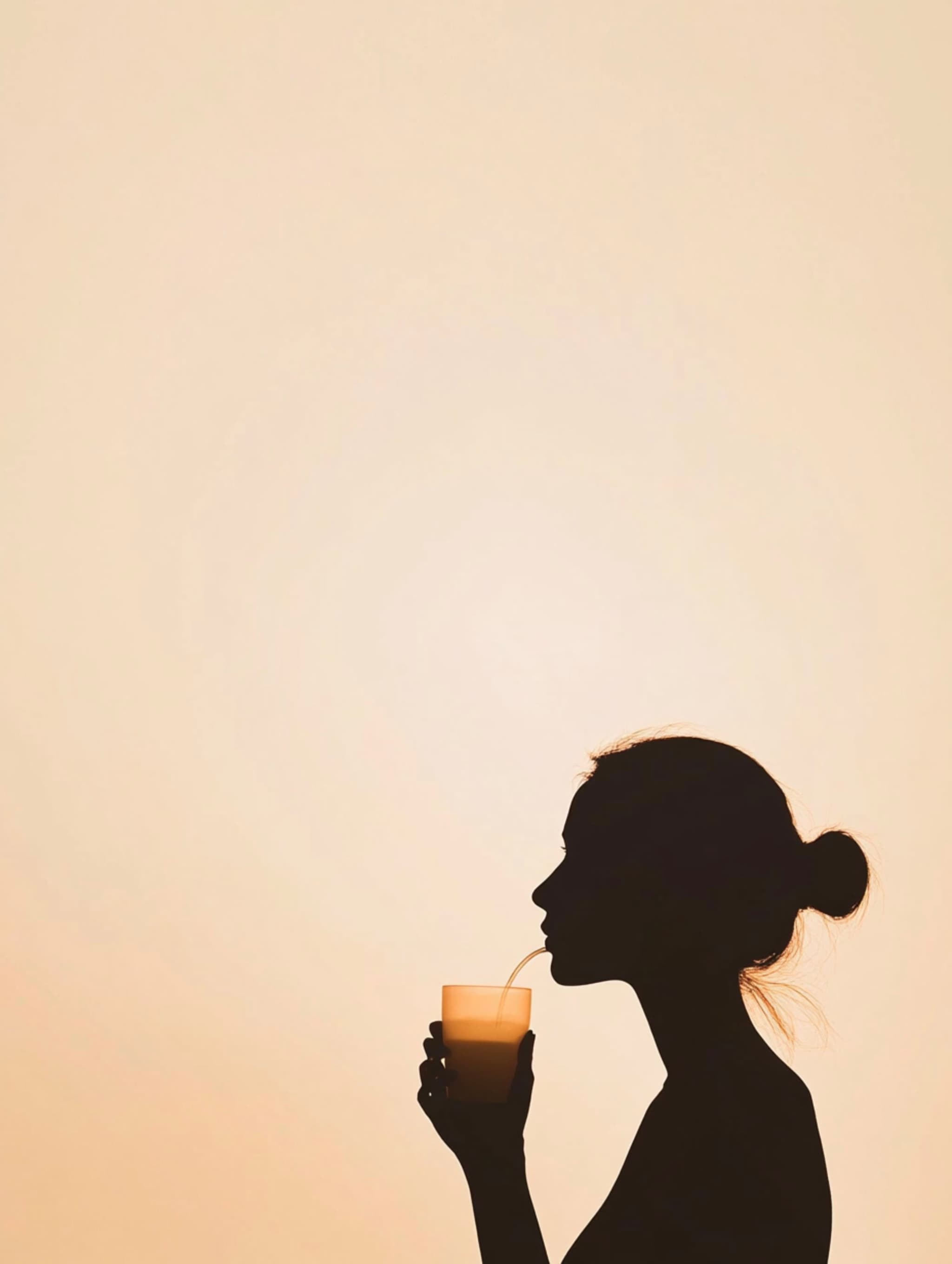 Sandy silhouette health vibe